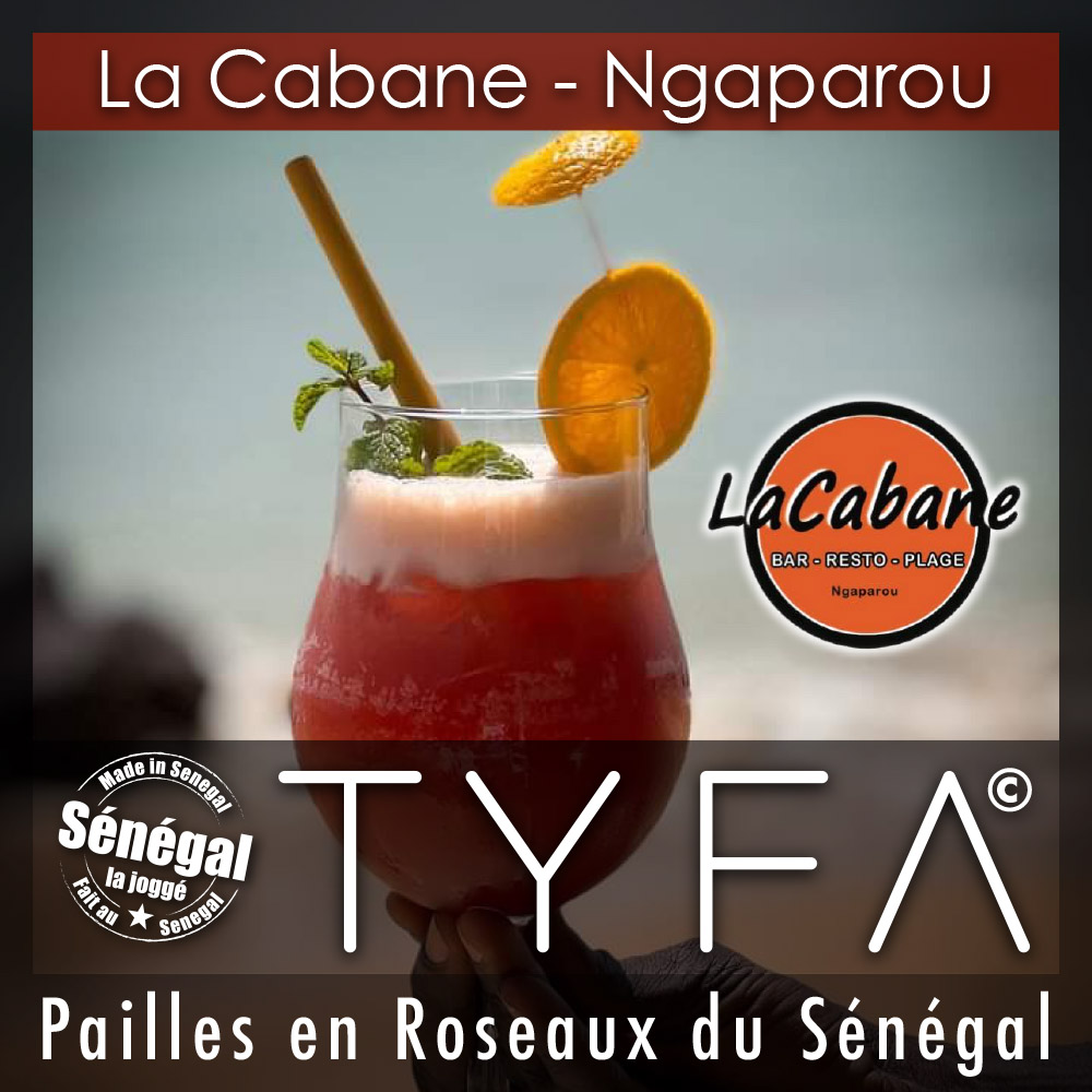 Pailles TYFA, bio, naturelles, Sénégal : La Cabane | Ngaparou
